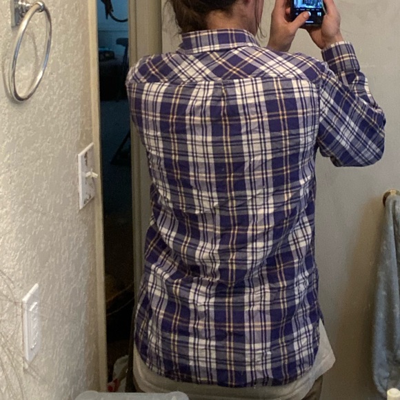 Mission Supply Co Medium Plaid Button Up - Picture 7 of 7